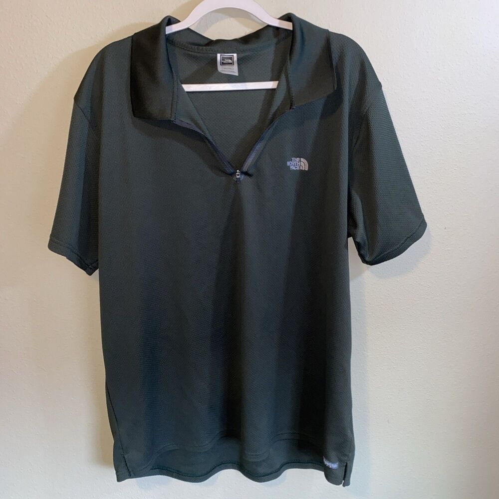 The North Face Men’s Quarter Zip Polo Green